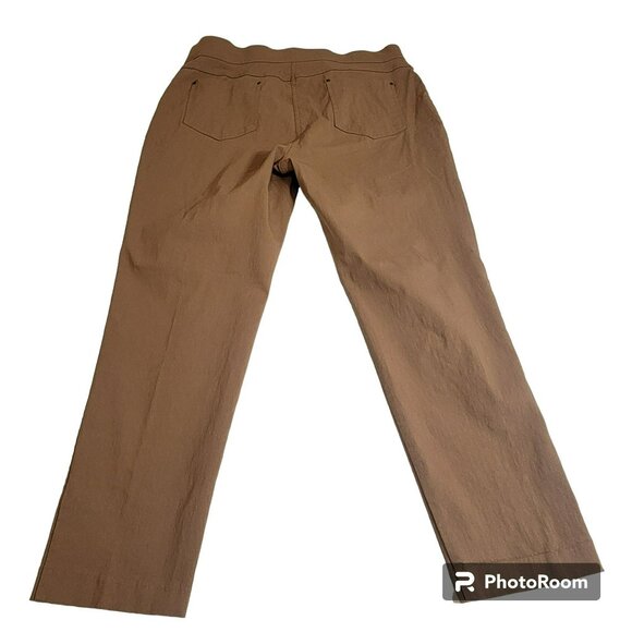 89th & Madison Pants,Women PL, Brown, Ankle Length, Pull On, Pockets, Comfy, EUC - Picture 4 of 12